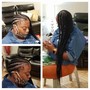 Half knotless/fulani (bohemian)