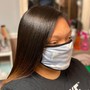 Silk Press/Blowout (Old School Bone Straight feel)