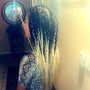 Long box braids waist and longer