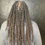 Single process color for locs