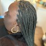 Feed in braids 6- 8  (French braids )