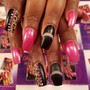 Blinged Out Nail add large stones +5