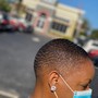 Under cut /side shave (not a taper )