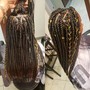 Small Knotless Box Braids