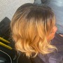 Ombre or Balayage including toner