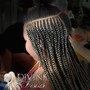 SMedium Knotless Plaits