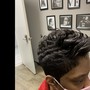 Sleek ponytail relaxed hair