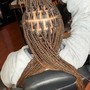 Natural Hair Stitch Braids