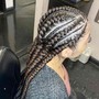 Two French Feed-in Braids