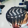 Mens Cornrows (without design)