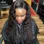 Lace frontal, full weave install