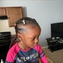 Kid's natural braid style