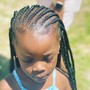 Kid's natural braid style