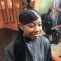 Blunt cut Quick Weave