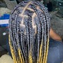 Large Knotless Braids