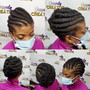 Flat Twists Bun - No Weave