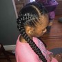 Updo ponytails w/ bangs