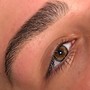 Eyebrow threading including upper lip