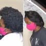 Double Process Color for natural hair