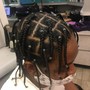 Two French Braids w/ Hair Added