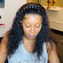 Weave maintenance/spot sew in