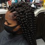 Kinky Twist with hair added