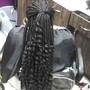 Yarn Braids ( mid back) medium