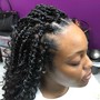 Kinky Twist with hair added