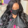 Closure quick weave