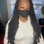 Medium Distressed Locs(Waist length)