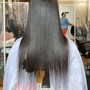 Healthy Strands Silk Press (ABOVE shoulders)