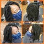 Large Knotless Box Braids