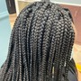 Large Knotless box braids (Shampoo and hair included *see notes*)