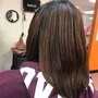 relaxer/ oil treatment and steam