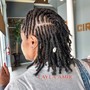 Micro locs retie 4-6 weeks ( new growth ONLY 4 to 6 weeks ))