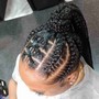 3-6 large feedin braids