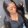 Half up half down sew in