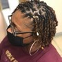 Loc Retwist and Style (crotchet root method)