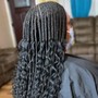 Knotless MED Goddess Braids