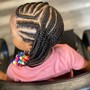 Kid's 10&under genie deep wave braided ponytail