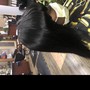 Silk Press short hair