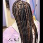 Bob length Box Braids