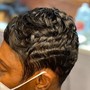 Relaxer sides and back only