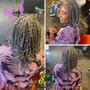 Kids knotless braids