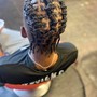 Cornrows with Hair added