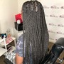 Knotless SPACED OUT Box Braids Medium  - Midback Length