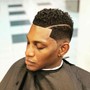 Men's Haircut W/ Razor Line Shave (Hot Towel)