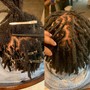 Medium knotless Braids