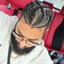 MEN CORNROWS (MAN BUN)