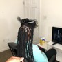 Knotless SPACED OUT Box Braids Medium  - Midback Length